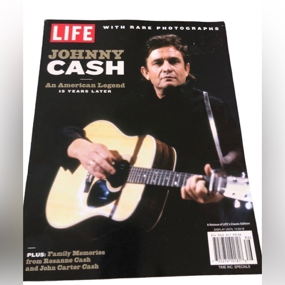 Life Magazine Johnny Cash An American Legend 15 Years Later 2013 Rare Photos - Picture 1 of 7